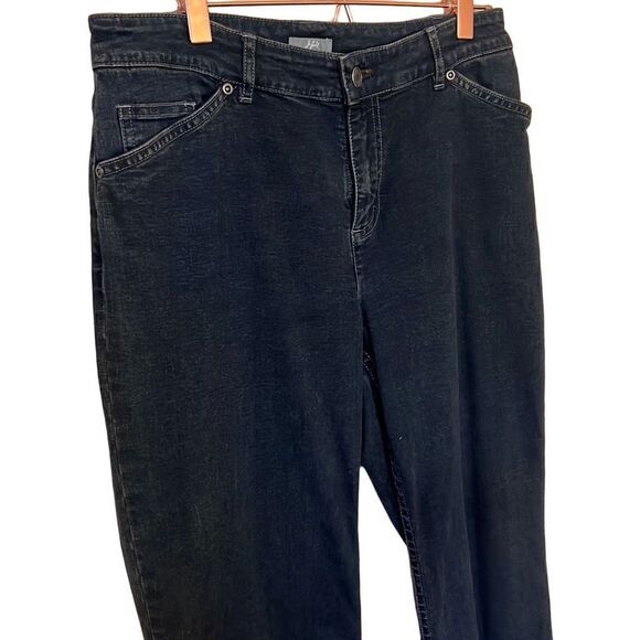 J. Jill Dark Wash Straight Leg Jeans - Picture 2 of 8